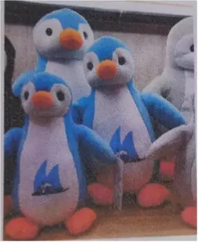 Игрушка мягкая хуада пингвин 21см mg721