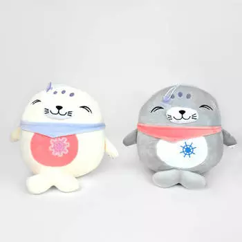 Игрушка мягкая Микрос тюлень 20см ч42638