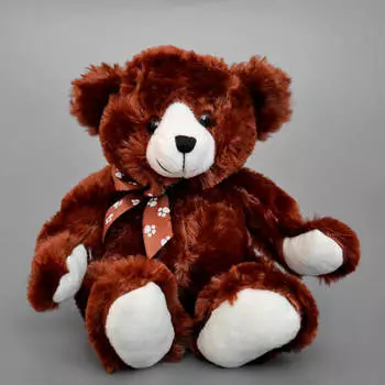 Игрушка мягкая Мишка Джонни 25см коричневый ч03182