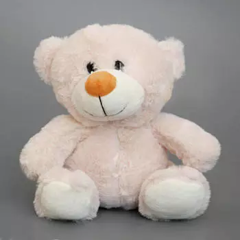 Игрушка мягкая мишка пломбирчик 22см кремовый ч03193