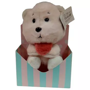 Игрушка мягкая мишка с сердцем 30 см