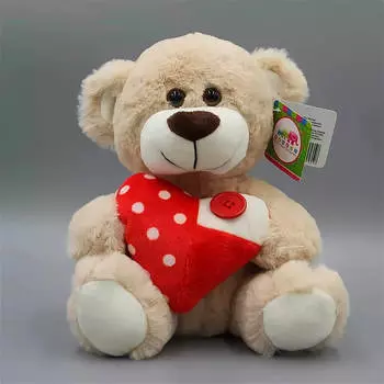 Игрушка мягкая мишка Тутси 20см коричневый ч09034