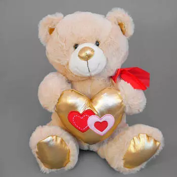 Игрушка мягкая мишка злата 26см