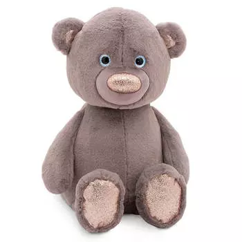 Игрушка мягкая пушистик медвежонок какао 35 см