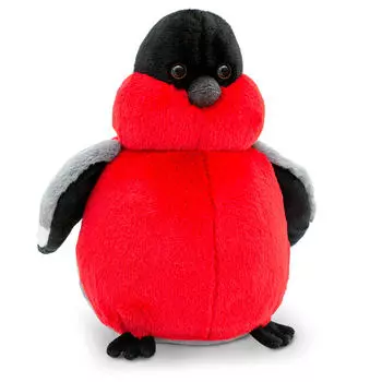 Игрушка мягкая пушистик снегирь 22 см