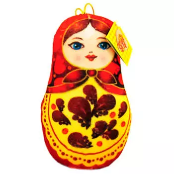 Игрушка мягкая РуToys матрешка 16см 1-1827