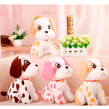 Игрушка мягкая собака далматинец 19см