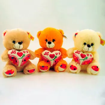 Игрушка мягкая той энд джой медведь с сердцем в ассортименте 1-1710-25н