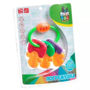 Игрушка погремушка ключики Бондибон crd 22,4х16,5 см ms0010 вв1484