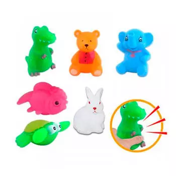 Игрушки д/ванной с пищалкой бестценник 1854