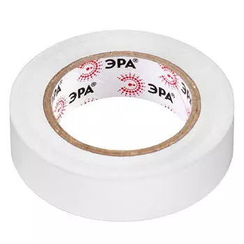 Изолента пвх 15мм*10м ЭРА белая