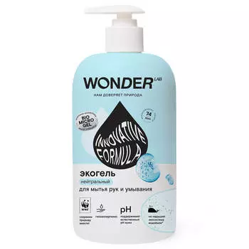 Экогель для мытья рук и умывания Wonder Lab 500мл нейтральный
