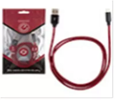 Кабель энерджи usb/lightning, цвет - красный