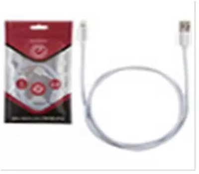 Кабель энерджи usb/lightning, цвет - серебро