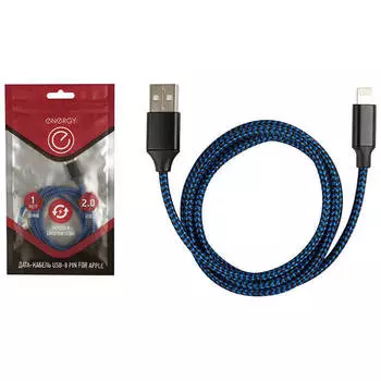 Кабель Energy et-03 USB синий для продукции Apple