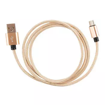 Кабель энерджи usb/type-c, золотой
