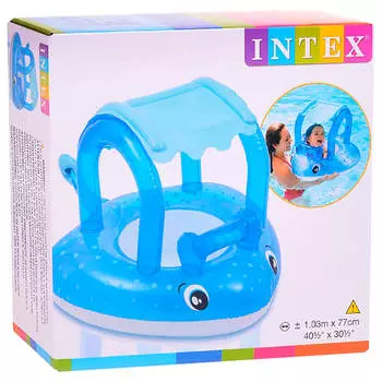Кабинка плавательная Intex 103*77см скат с навесом 1+ и56589
