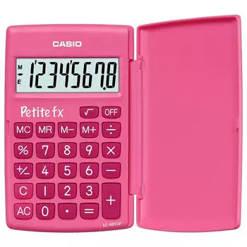 Калькулятор Casio розовый 120*75*11мм lc-401lv-pk-s-a-ep