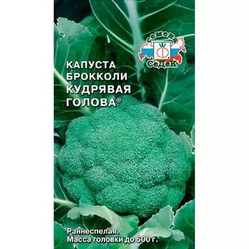 Капуста броколли кудрявая голова 0,1г