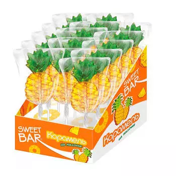 Карамель на палочке Sweet Bar 40г ананас Конфитрейд