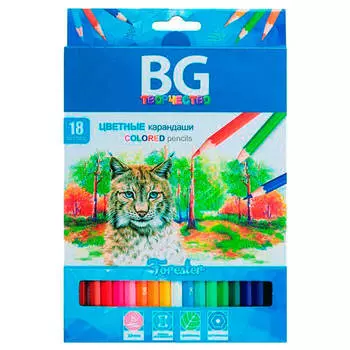 Карандаши 18цв БиДжи форестер 13852