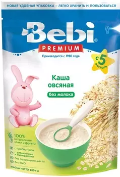 Каша беби премиум 200 г б/молочная овсяная с 5 месяцев