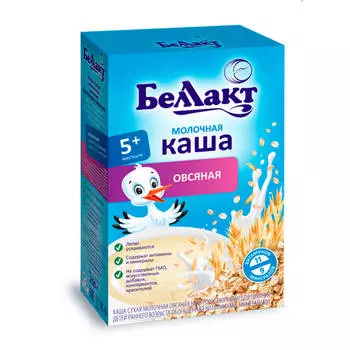 Каша беллакт 200г молочная овсяная с 5 месяцев