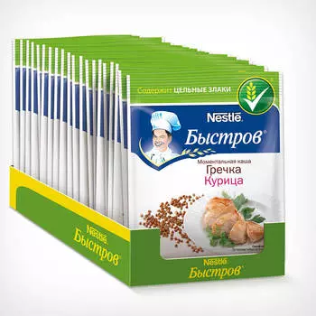 Каша Быстров 38г гречка с курицей