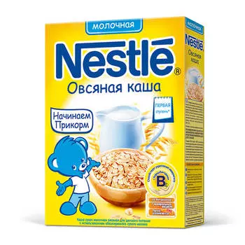 Каша Nestle 220г молочная овсяная с 5 месяцев