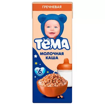 Каша Тема 0,206л 2,2% молочная гречневая с яблоком