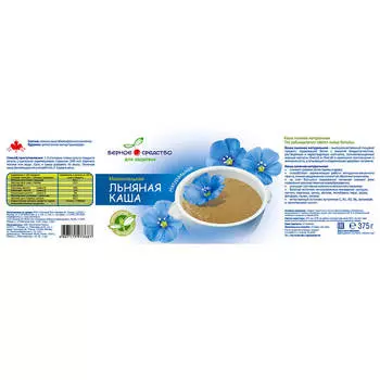 Каша Верное средство 375г льняная