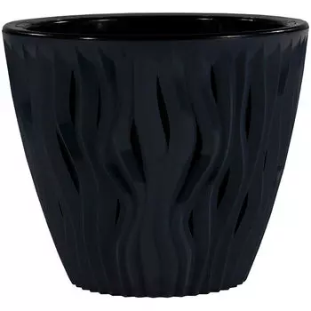 Кашпо для цветов Вдохновение д15,8см 3л антрацит BMC