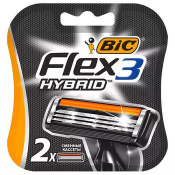 Кассеты BIC Flex 3 Hybrid 2шт