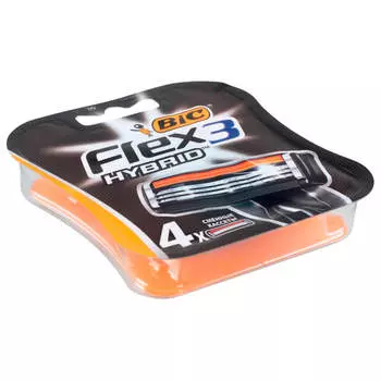 Кассеты Bic Flex 3 Hybrid 4шт