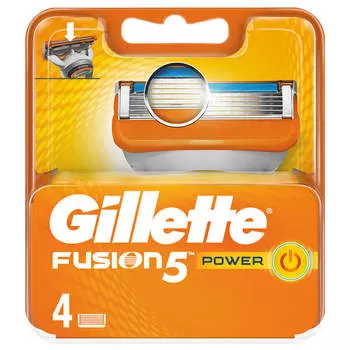 Кассеты Gillette Fusion Power 4шт