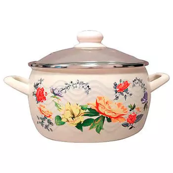 Кастрюля 2,4л Metrot вальс цветов б/уп