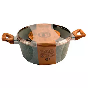 Кастрюля 5л Absolut Home 24см антипригарное покрытие крышка vt-fc2417