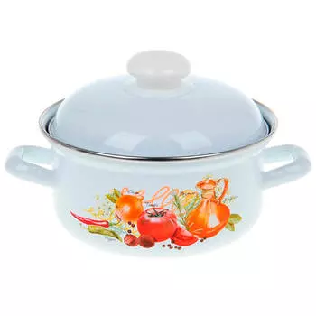 Кастрюля Appetite эмаль 2,0л итальянская кухня 15104ап2