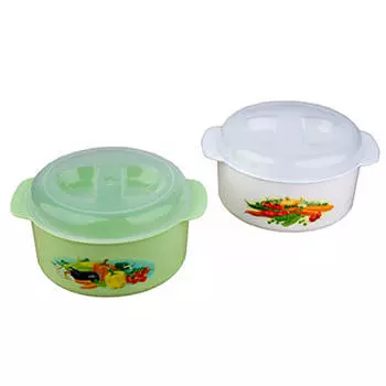 Кастрюля для свч 1,2л Полимербыт 4385200