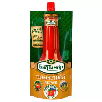 Кетчуп БалТимор 260г томатный дой-пак