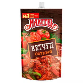 Кетчуп Махеевъ 300г острый дой-пак