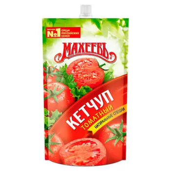 Кетчуп Махеевъ 300г томатный дой-пак