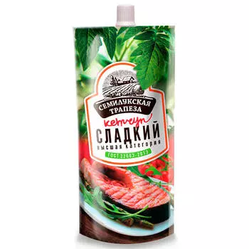 Кетчуп Семилукская трапеза 300г сладкий дой-пак
