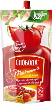 Кетчуп слобода 320 г томатный дой-пак