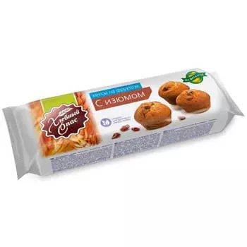 Кекс Хлебный Спас 220г с изюмом на фруктозе