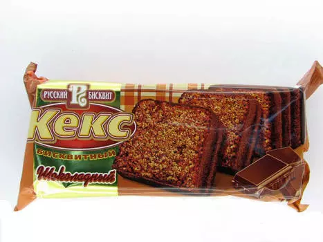 Кекс русский бисквит 225г шоколадный