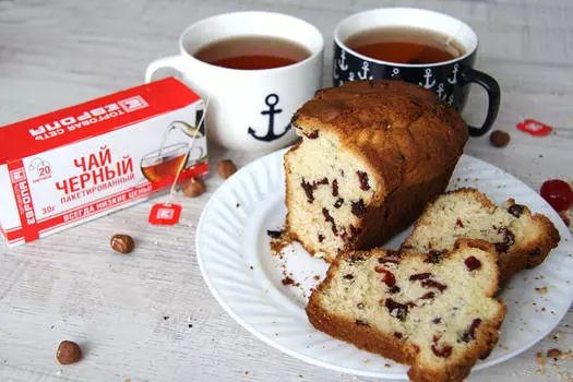 Кекс с клюквой 410г, собственное производство