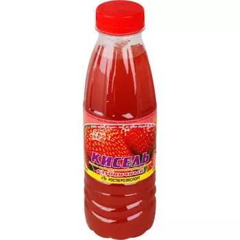 Кисель 500г клубничный пл/бут раэ