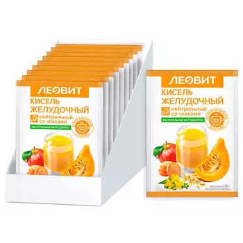 Кисель желудочный нейтральный 20г Леовит