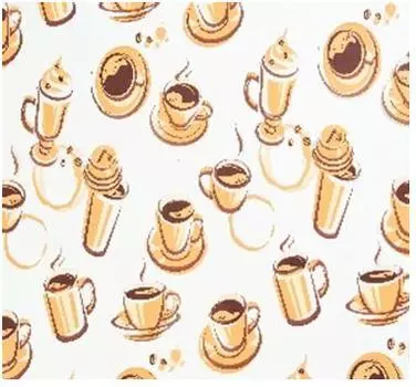 Клеенка силиконовая декорелле 117 прозрачный фон размер 0, 6*20 м